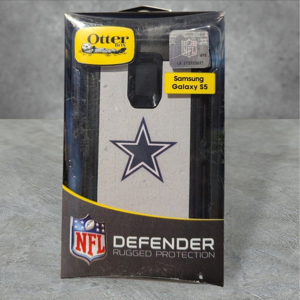 Y4. OtterBox Defender Samsung Galaxy S5 NFL Dallas Cowboys - See Description